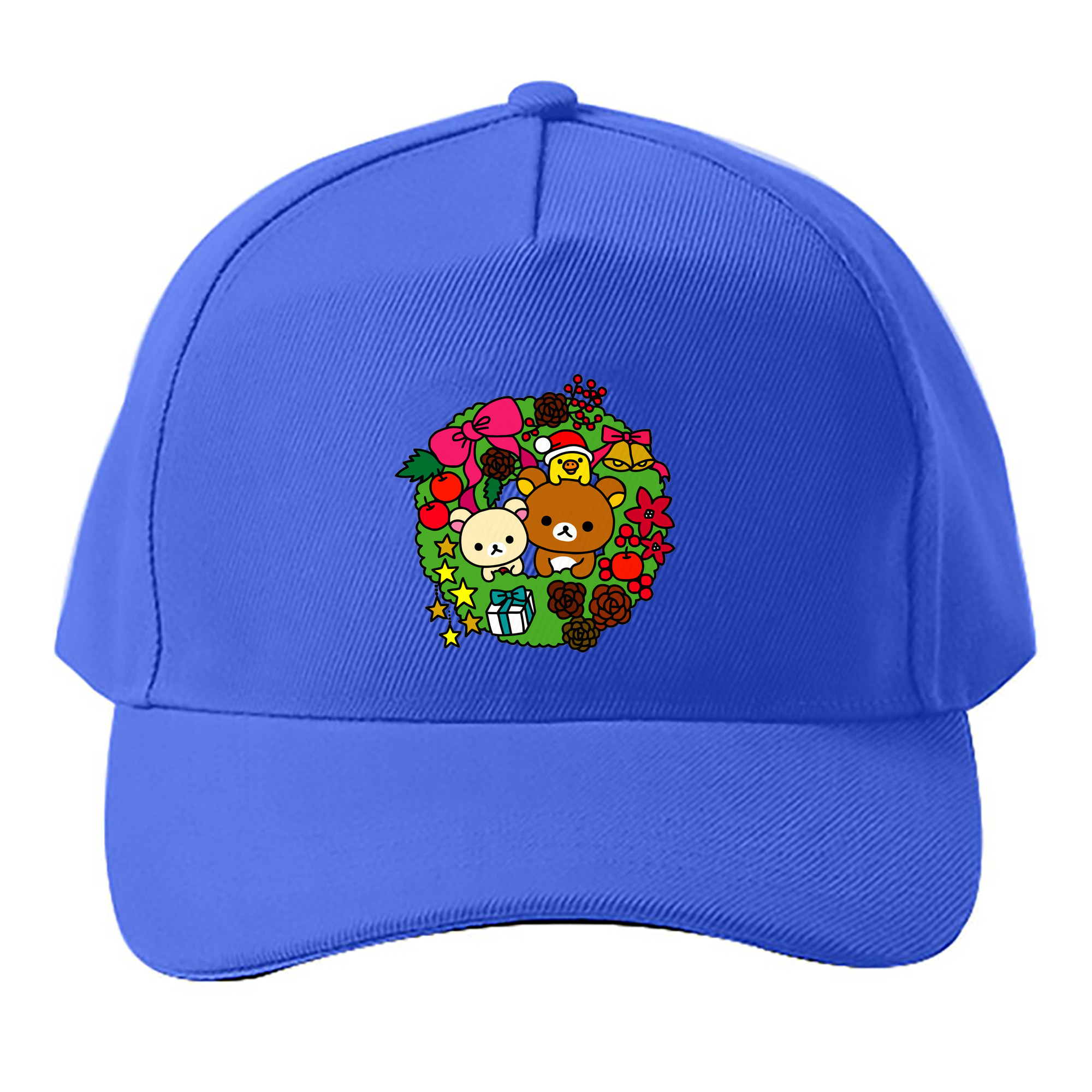 （画像用） リラックマ リラックマ キイロイトリ Rilakkuma Korilakkuma Kiiroitori ベースボールキャップ 綿100％ 男女兼用 帽子 スポーツ